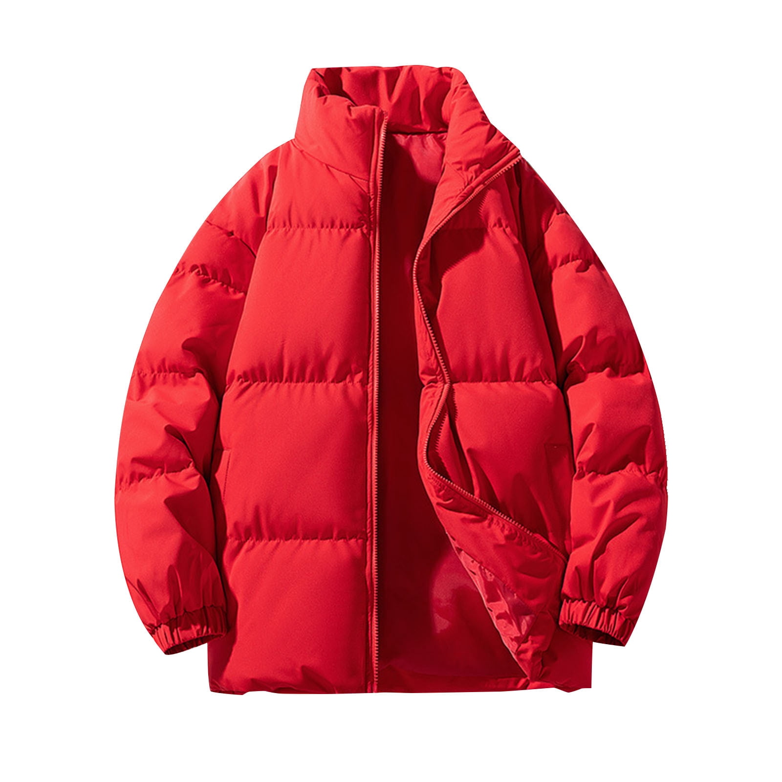 Men's Lightweight Packable Puffer Jacket Winter Coat Winter Solid