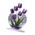 thumbnail image 2 of 2D acrílico tulips decoración placa de escritorio creative vacaciones coleccionables decoración de mesa de mesa para gabinete de entrada de chimenea, 2 of 9