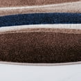 thumbnail image 3 of SAFAVIEH Hollywood Dalton Abstract Area Rug, Beige/Blue, 6'7" x 6'7" Round, 3 of 9