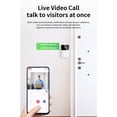 thumbnail image 4 of Rbaofujie Sonnette Vidéo Intelligente Sans Fil à Distance Sonnette Visuelle Intelligente Interphone Domestique HD Vision Nocturne Wifi Rechargeable Sécurité Sonnette, 4 of 9