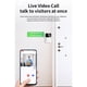 thumbnail image 4 of Timbre de vídeo inalámbrico inteligente con control remoto, timbre visual inteligente, intercomunicador doméstico, visión nocturna HD, wifi, timbre de seguridad recargable, timbre inteligente., 4 of 9