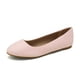 thumbnail image 1 of Zapatos planos para mujer DREAM PAIRS Sole-Simple rosa talla 8.5, 1 of 6