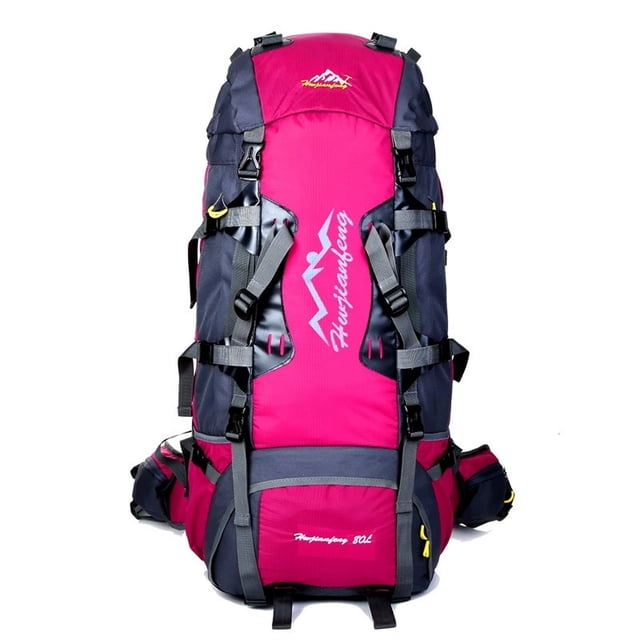 LINMOUA Backpack 80L Outdoor Mountaineering Bag New Large Capacity Backpack Load-reducing Carrying System Outdoor Bag Travel Backpack