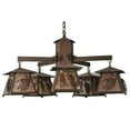 thumbnail image 3 of Meyda Tiffany 120554 40" W Stillwater Scotch Pine 5 Light Chandelier - Silver, 3 of 4