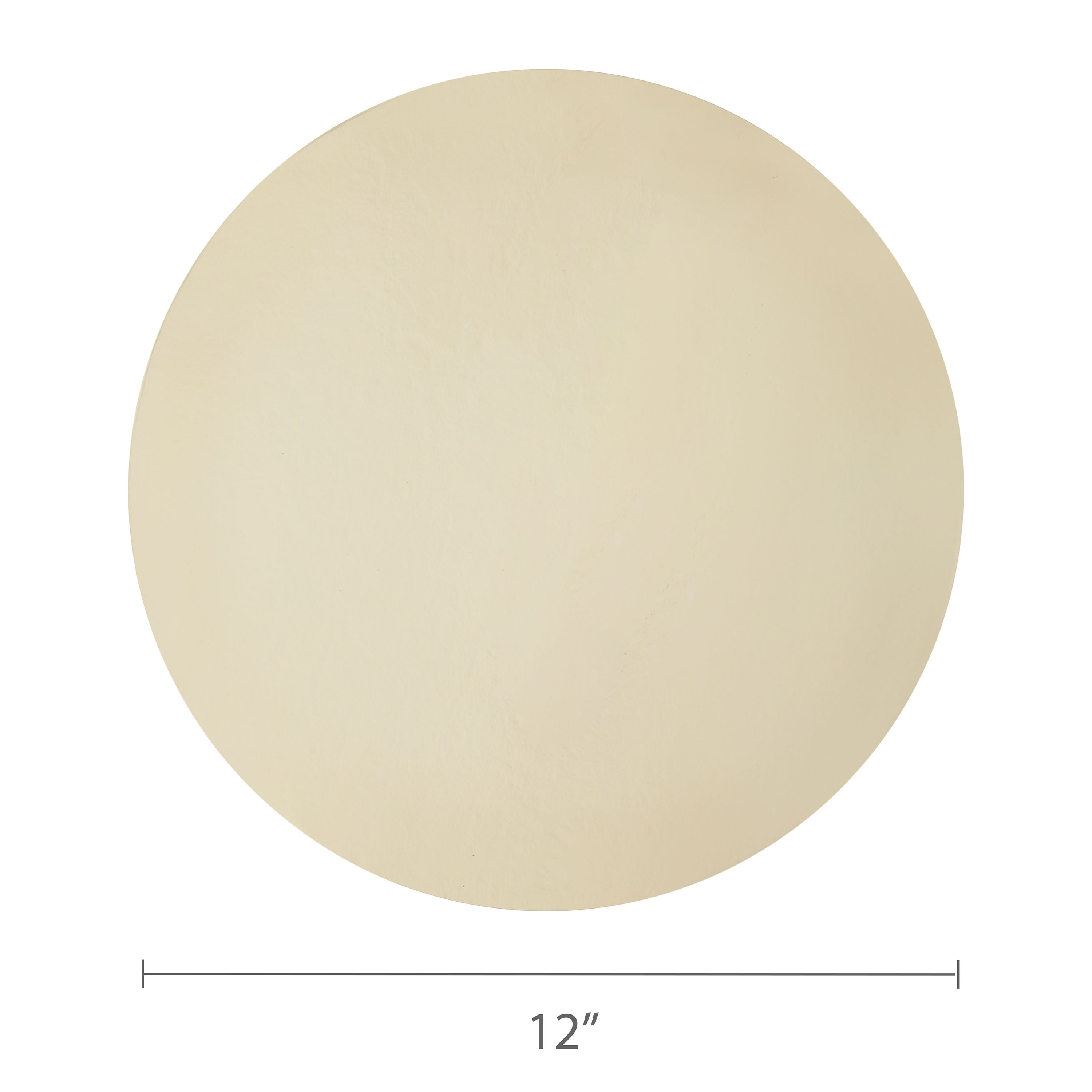 12" Gold Round Paper Cake Boards, 3 Count, by Way To Celebrate