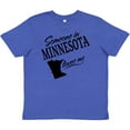 thumbnail image 3 of Inktastic Someone in Minnesota Loves Me Youth T-Shirt, 3 of 5