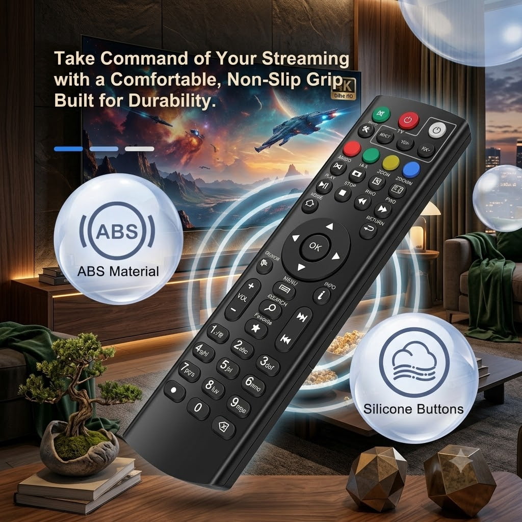 Superbox Remote Control Compatible with Octastream Q1, Elite II, MAX IV, and Superbox S1, S2, S3, S4, S5 Pro, S5 Max