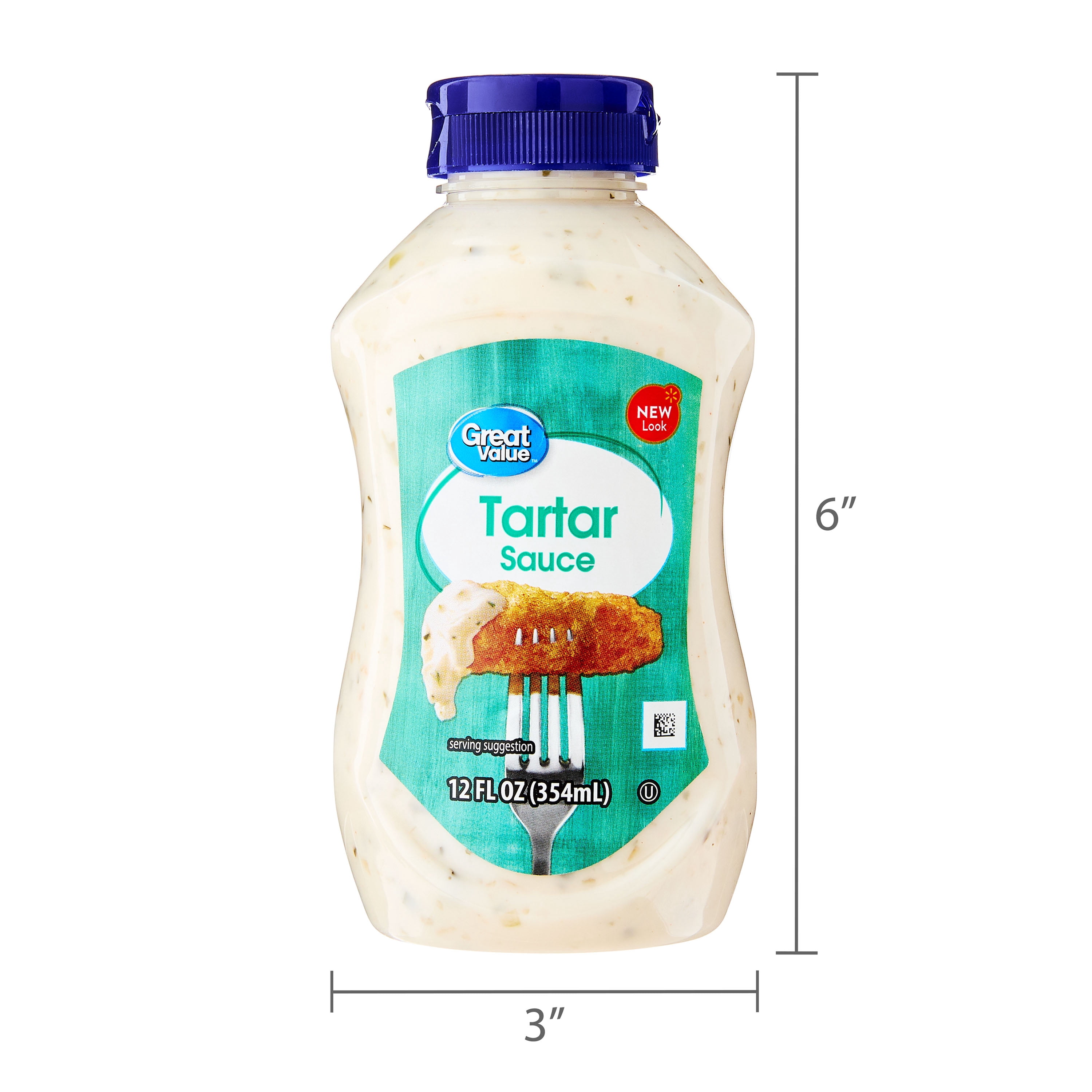 Great Value Tartar Sauce, 12 fl oz
