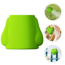 Soimiss Dog Bathing Accessories Portable Pet Shower Head Green Silicone for Outdoors 1Set