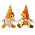 thumbnail image 2 of 2Pcs Cute Thanksgiving Gnome Fall Gnome Decoration Thanksgiving Party Tiered Tray Decoration, 2 of 4