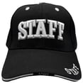 thumbnail image 5 of "Staff" High Definition Embroidered Baseball Cap - Black, 5 of 7