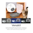 thumbnail image 3 of Arenero Cerrado Para Gatos Antiolores Puerta Palita Y Filtro Modelo Gris, 3 of 4