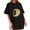 Black, variant on IROINNID Womens Fashion Short Sleeve Summer Pizza Printed Casual Top Pullover T-shirt Spring Saving Sale