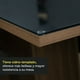 thumbnail image 4 of Juego de Comedor Mesa con Tapa de Vidrio 6 Sillas Marrón/Negro/Imperial Alexis Madesa, 4 of 7