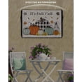 thumbnail image 6 of Outdoor TV Cover 30 to 32 Inch Weatherproof, Farmhouse Fall Thanksgiving Waterproof TV Screen Protector for Outside Decor with Zipper and Pocket 30"L x 19"H&nbsp; , Orange Teal Plaid Pumpkins Leaf, 6 of 7