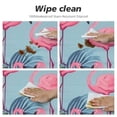thumbnail image 4 of RUIYC  Flamingo Round Tablecloth Macrame Table Cloth Spillproof Table Cover for Kitchen Dinning Tabletop Decor, 4 of 7