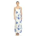 thumbnail image 6 of White Mark Women's Floral Sleeveless Side Slit Maxi Dress, 6 of 7