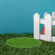 Raindrops 5Pcs Simulated Moss for Terrarium Arrangement 5.89X5.89X0.08in