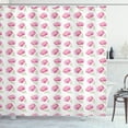 thumbnail image 1 of Ambesonne Flower Shower Curtain, Pink Peony Garden, 69"Wx84"L, Pale Pink and Pale Green, 1 of 3
