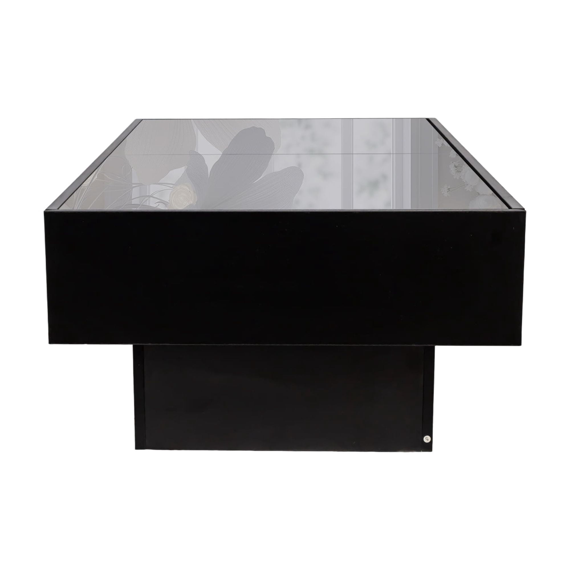 Coffee Table with Sliding Tabletop Hidden Storage Compartment Extendable, White