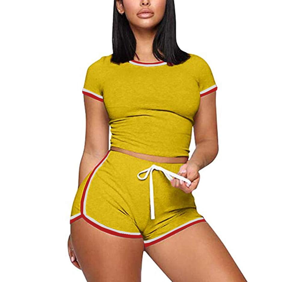 matching short sweatsuit