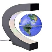 World Map Decor LED Electronic Magnetic Levitation Floating Globe Antigravity LED Light Gift Home Decoration