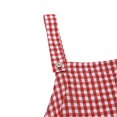 thumbnail image 6 of 50% off Clear! 2024 Jumpsuits for Women Casual Oversize Sleeveless Overalls Jumpsuit Casual Plaid Print Summer Wide Leg Bib Pants Gift for Women On Sale, 6 of 7