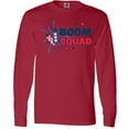 thumbnail image 3 of Inktastic 4th of July Boom Squad Blue and Red Fireworks Long Sleeve T-Shirt, 3 of 5
