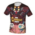thumbnail image 3 of The Cuphead Show Shirt 3d Printed T Shirt Crewneck Short Sleeve Top Tees For Mens, 3 of 6