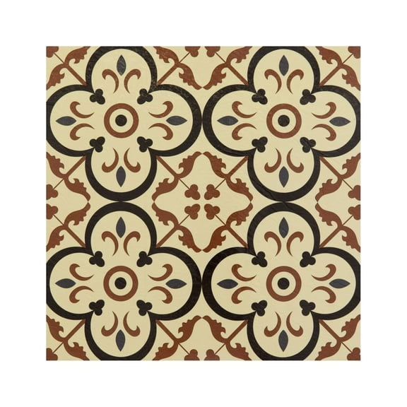Ergode Retro 12x12 Self Adhesive Vinyl Floor Tile - Burch - 20 Tiles/20 sq. ft.