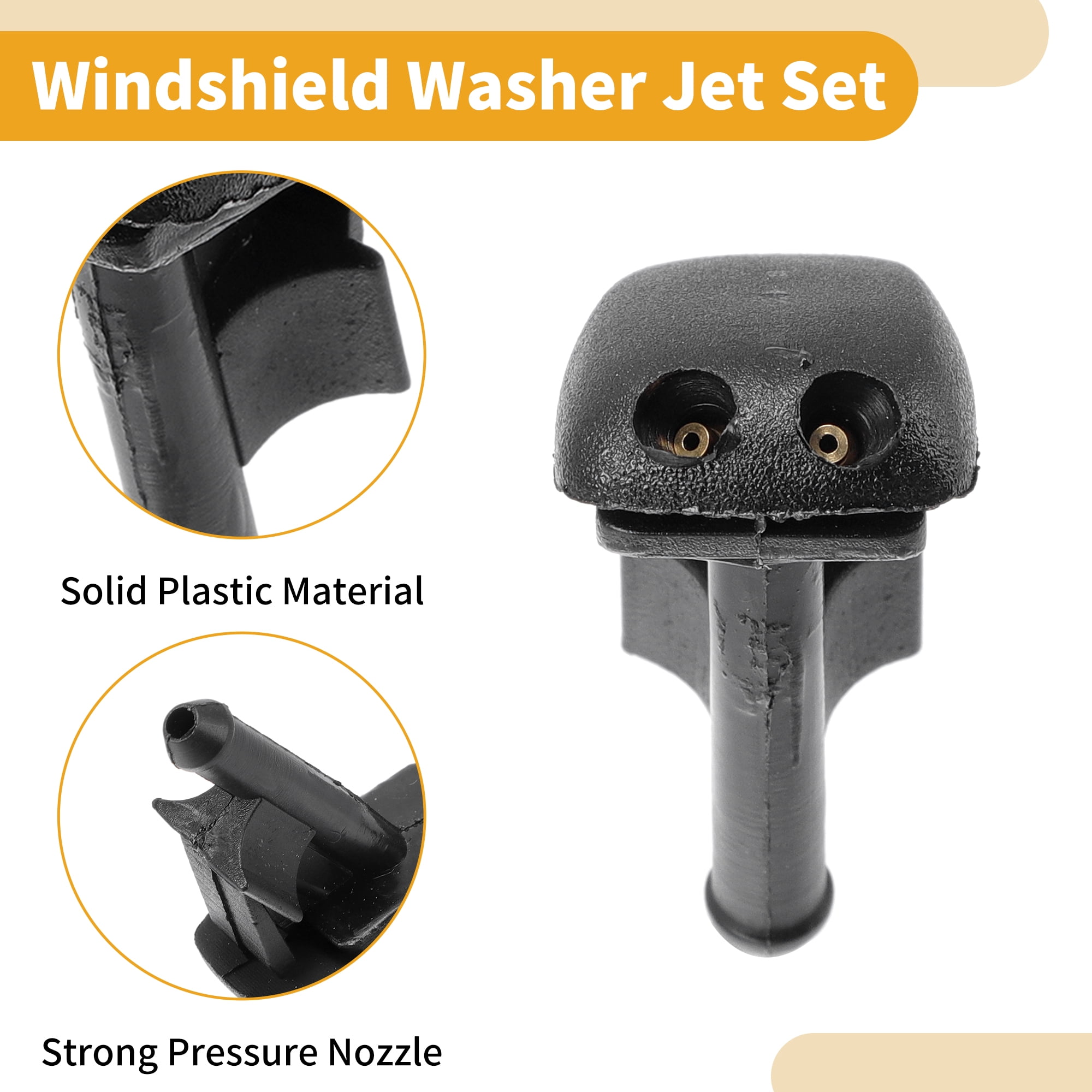 Unique Bargains Windshield Washer Nozzle Kit for BMW 3 Series (E36) 1990-2000