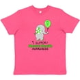 thumbnail image 3 of Inktastic I Support Mental Health Awareness elephant and balloon Youth T-Shirt, 3 of 5