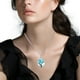 thumbnail image 4 of Eterno y Dama Colgante Tronco Flor Cristal Retro Árbol Vida Collar Doble Cara Collares Europeos Colgantes, 4 of 4