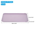 thumbnail image 2 of Unique Bargains 15x11' Fast Food Tray, 3 Pack PP Plastic Reusable Multi-Purpose Non-Slip Serving Tray Purple, 2 of 5