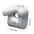 thumbnail image 3 of Mauxuk Office Nap Pillow Ergonomic Neck Support Back Cushion Comfortable Sleep Aid Dual-purpose Pillow Soft Relief Pressure for Back and Neck Relaxation, 3 of 6