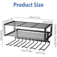 thumbnail image 4 of Mount Tool Rack Electric Tool Storage Rack Wall Mount Garage Tool Organizers for Garage Workshop, 4 of 10