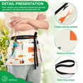 thumbnail image 4 of Yayeee Waist Apron with Pockets for Cooking Waterproof Half Server Aprons, Minimalist Geometric Pattern, 4 of 7