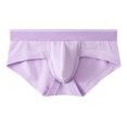 thumbnail image 1 of Calzoncillos de algodón puro para hombre, transpirables, con forma de U, con bolsa grande, cintura baja, sexys, para jóvenes, 1 of 2