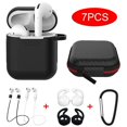 thumbnail image 2 of Bluelans 7 Uds bolsa de almacenamiento de auriculares portátil de silicona compatible con Bluetooth caja Csae Compatible con Airpods, 2 of 5