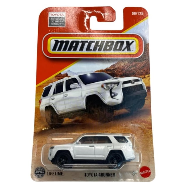Vehículo de juguete Hot Wheels Matchbox Toyota 4Runner SUV a escala 1:64