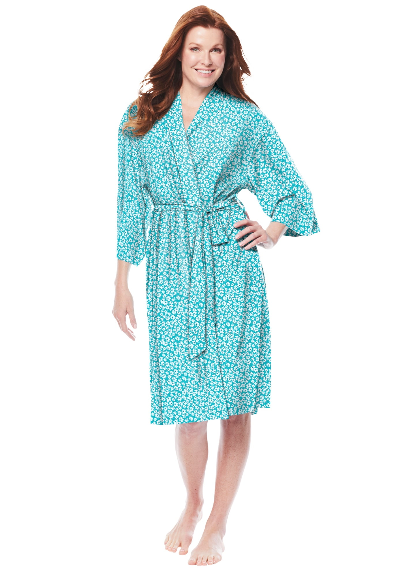 Dreams & Co. Women's Plus Size Cooling Robe Robe
