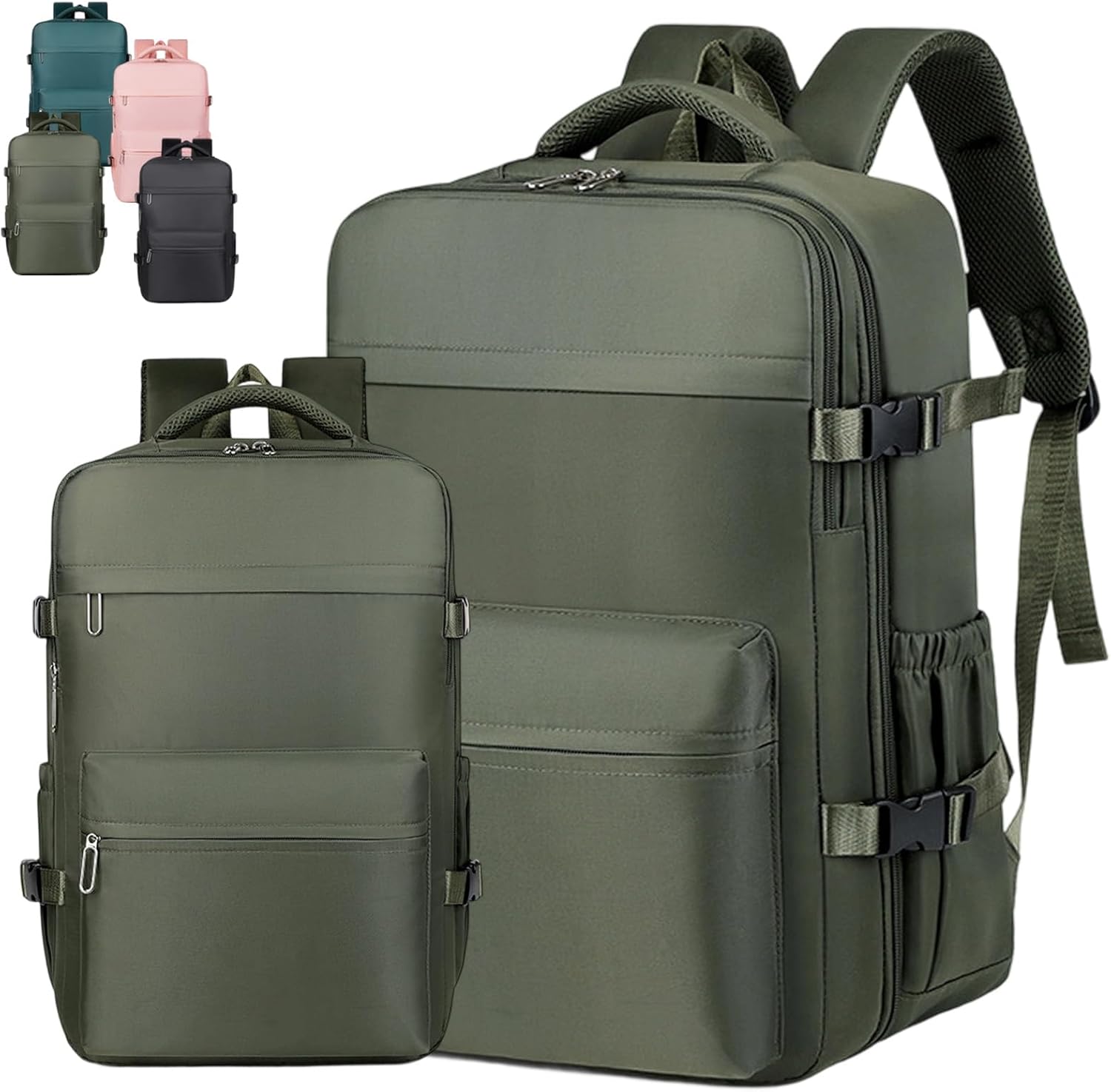 Vacpack 60L Vacuum Compression Backpack - Waterproof, Anti-Theft, Expandable Travel Pack With Dry/Wet Separation