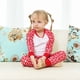 thumbnail image 4 of New 2023 Xmas Family Look Pajamas Set Casual Loose DIY Print Top+Trousers 2 Pcs Home Suit Christmas Outfit Soft Loose Sleepwear, 4 of 4
