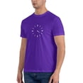 thumbnail image 4 of 420 Clock Men'S Basic Short Sleeve T-Shirt Purple 5x-Large, 4 of 5