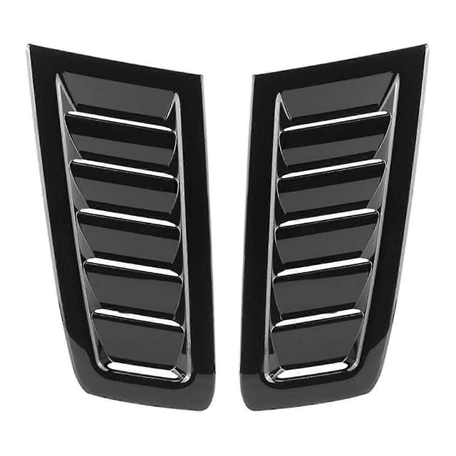 Gloss Black Hood Air Vent Grille for Focus Mk2 Bonnet Air Vent Hood Cover Air Vent Trim Panel