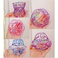 thumbnail image 3 of Silver Magic Iron Ring Decompression Flexible Basket Soft Steel Ornament Toy Set Of 2, 3 of 7