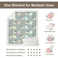 thumbnail image 5 of Colorful Pug Sherpa Reversible Throw Kids Cute Soft Fleece Blanket Throw(50"x60") Plush Blankets for Bed Couch Sofa Chair Office, 5 of 6