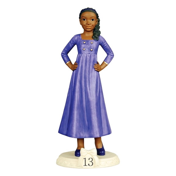 Birthday Girls, an African American Collectible Figurine Series, Age 13, 7"H