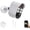 White, variant on Wireless Cameras for Home/Outdoor Security, Battery Powered 1080p HD Wifi Security Outdoor with Spotlight, AI Motion Detection, Siren, Color Night Vision, 2-Way Talk, Cloud Storage,White