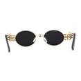 thumbnail image 4 of Dragon Emblem Arm Metal Oval OG Sunglasses Gold Black, 4 of 4